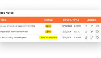 Nightingale Client Management Software Page Image 7